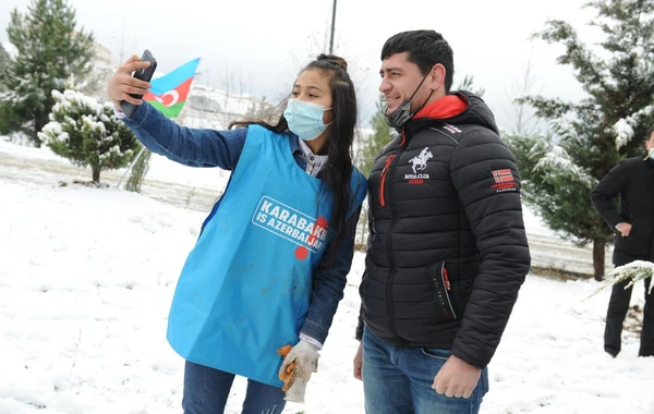 “Davam” ümumrespublika ağacəkmə aksiyası həyata keçirib - FOTO