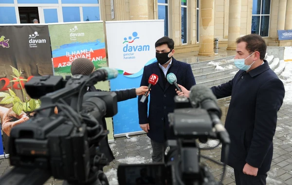 “Davam” ümumrespublika ağacəkmə aksiyası həyata keçirib - FOTO