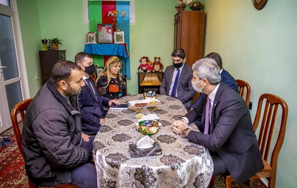 Şəhid Elmar Nəbiyevin ailəsi sosial dəstəklə təmin olunub