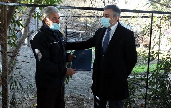 Daha 43 şəhid ailəsi və Qarabağ müharibəsi əlilinə evlər verildi - FOTO