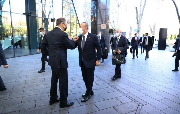 Lavrovla Çavuşoğlu Soçidə görüşdülər - FOTO