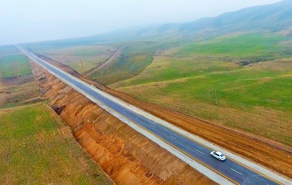 Suqovuşan və Talış kəndlərinə yol tikintisi 1-ci mərhələ üzrə yekunlaşıb - VİDEO