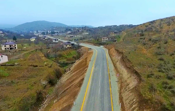 Suqovuşan və Talış kəndlərinə yol tikintisi 1-ci mərhələ üzrə yekunlaşıb - VİDEO