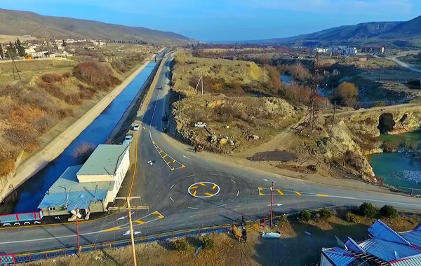 Suqovuşan və Talış kəndlərinə yol tikintisi 1-ci mərhələ üzrə yekunlaşıb - VİDEO