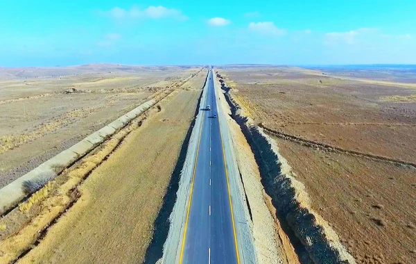 Suqovuşan və Talış kəndlərinə yol tikintisi 1-ci mərhələ üzrə yekunlaşıb - VİDEO