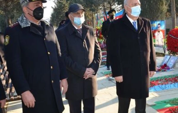 Şəhid kapitan Anar Heydərov Sumqayıtda torpağa tapşırılıb - FOTO