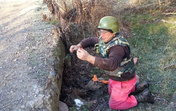 Zəngilanda 275 kq plastik partlayıcı maddə zərərsizləşdirilib - FOTO