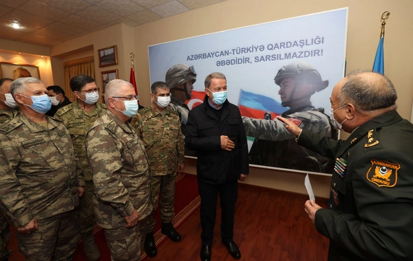 Hulusi Akar: “Azərbaycanlı qardaşlarımızın haqqını müdafiə edəcəyik” - FOTO