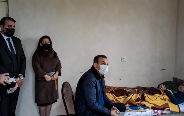Daha bir qazi ailəsinə yardım edilib - FOTO