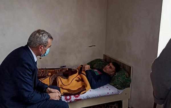 Daha bir qazi ailəsinə yardım edilib - FOTO