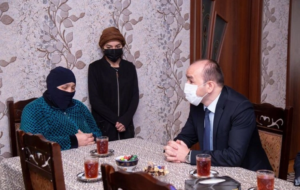 Nazirlik əməkdaşları daha 3 rayonda şəhid ailələri ilə görüşüblər - FOTO