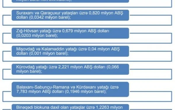 Bu il Azərbaycanın yataqlardakı neft və qaz hasilatından əldə edəcəyi gəlir açıqlandı - FOTO