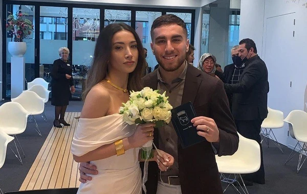 Millimizin futbolçusu evləndi - FOTO