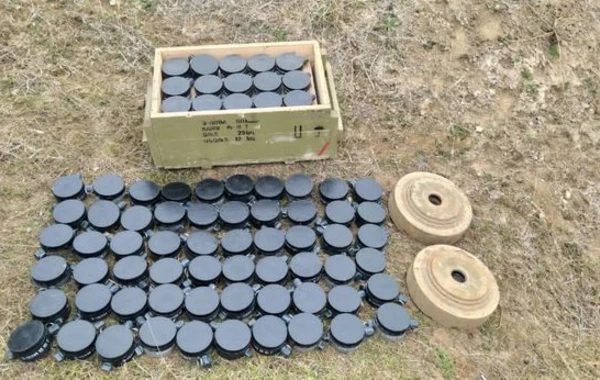 Cəbhəboyu rayonlarda partlamamış hərbi sursat, minalar aşkarlanıb - FOTO