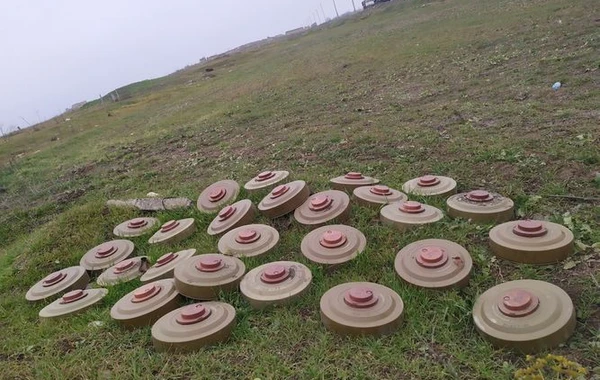 Cəbhəboyu rayonlarda partlamamış hərbi sursat, minalar aşkarlanıb - FOTO