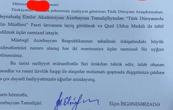 Məktəb direktorlarına göndərilən "1200 manatlıq məktub" nə üçündür? - RƏSMİ AÇIQLAMA - FOTO