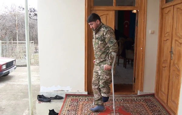 Dünən ailə quran qazimiz: "Yoldaşım ayağımın yoxluğunu hiss etdirmir"