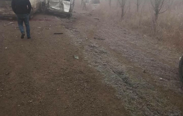 Kürdəmirdə zəncirvari qəza olub, yaralılar var - FOTO