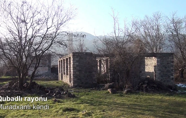 Qubadlı rayonunun Muradxanlı kəndindən görüntülər - VİDEO