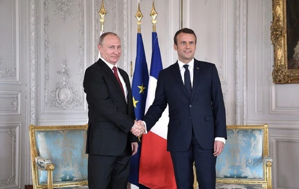 Putinlə Makron Moskva görüşü barədə müzakirə aparıblar