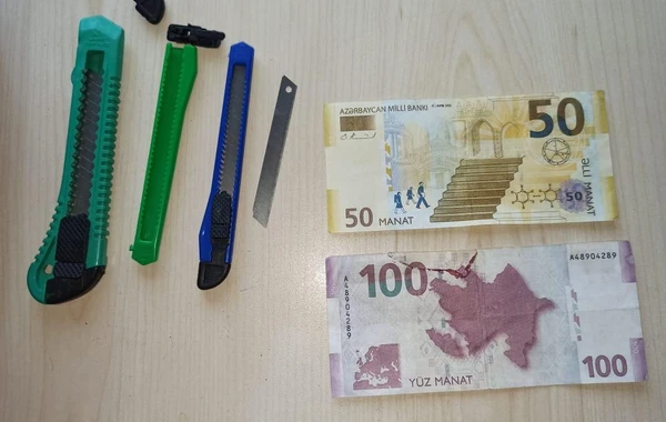 Saxta pulların tədavülə buraxılmasının qarşısı alındı - FOTO
