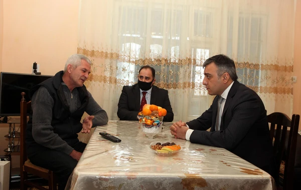 Nazirlik əməkdaşları şəhid ailələri ilə görüşdü - FOTO