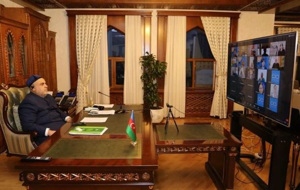 QMİ sədri: “Bu gün sülhün qorunması probleminin həllində dini liderlərin əməkdaşlığı vacibdir” - FOTO