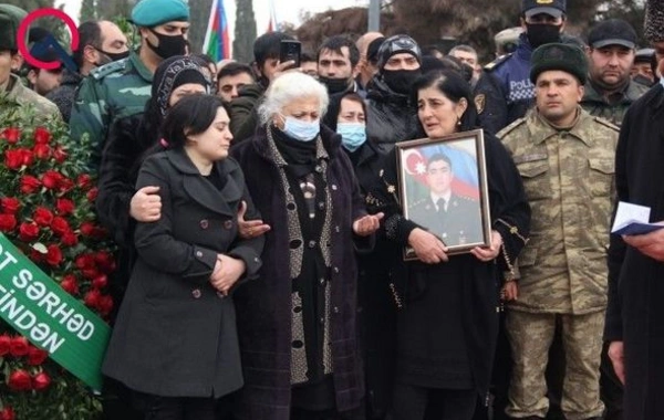 Dünən şəhid olan hərbçimiz dəfn edildi - FOTO