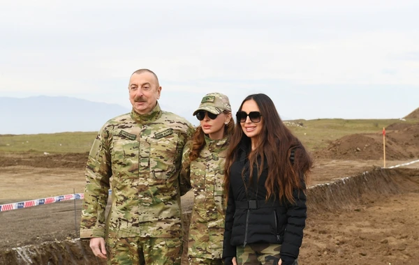 Ильхам Алиев заложил фундамент аэропорта в Физулинском районе - ВИДЕО