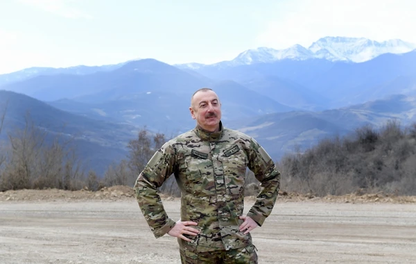 Ильхам Алиев заложил фундамент аэропорта в Физулинском районе - ВИДЕО
