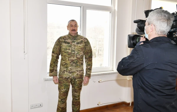 Ильхам Алиев заложил фундамент аэропорта в Физулинском районе - ВИДЕО