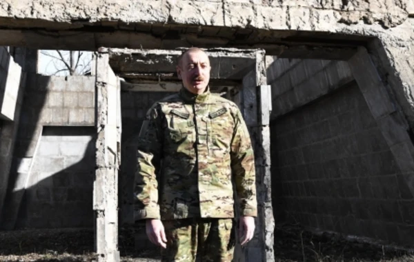 Ильхам Алиев заложил фундамент аэропорта в Физулинском районе - ВИДЕО