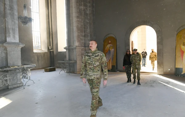Ильхам Алиев заложил фундамент аэропорта в Физулинском районе - ВИДЕО
