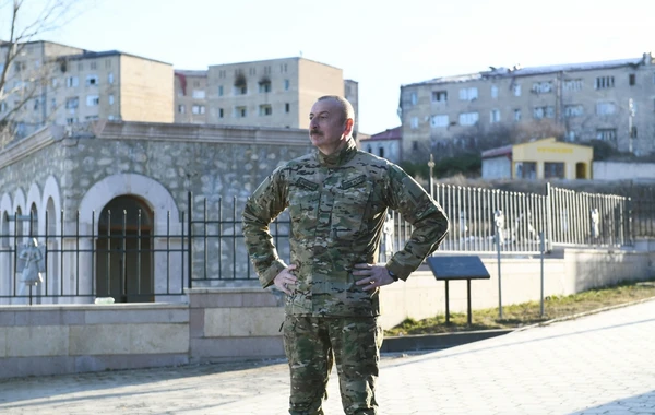 Ильхам Алиев заложил фундамент аэропорта в Физулинском районе - ВИДЕО