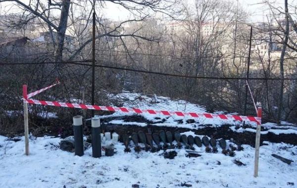 В Шуше обнаружено большое количество неразорвавшихся боеприпасов - ФОТО