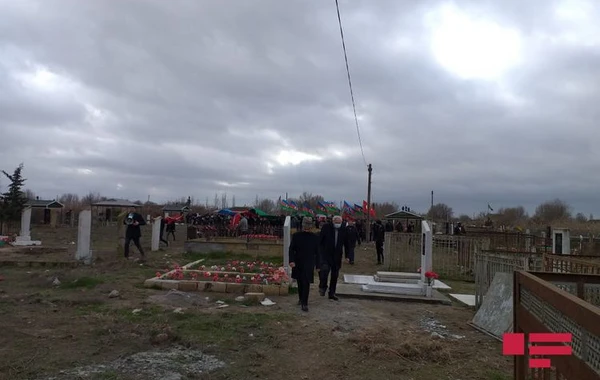 Azərbaycan Ordusunun şəhid olan hərbçisi Saatlıda dəfn edilib - FOTO