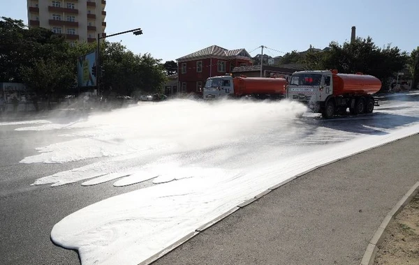 Bakıda 554 küçə dezinfeksiya edilib - FOTO