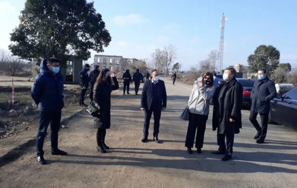 TÜRKSOY-un və Türk Şurasının nümayəndə heyəti Ağdama səfər edib - FOTO
