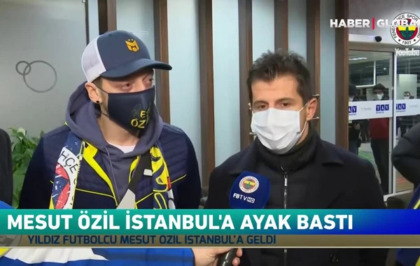 Məsut Özil Türkiyəyə belə gəldi - Ulduz futbolçunun ilk açıqlaması - VİDEO