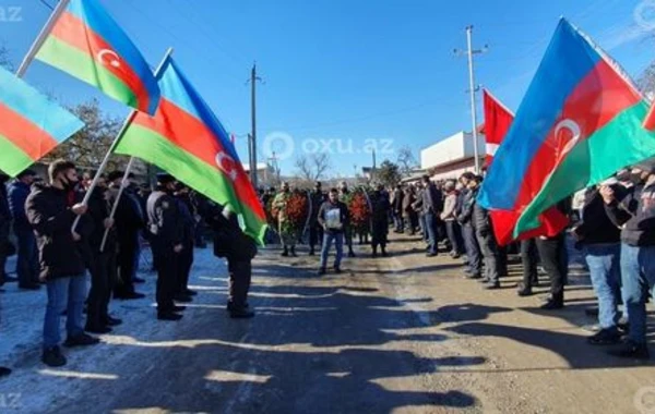 Daha bir şəhidimiz dəfn edildi - FOTO