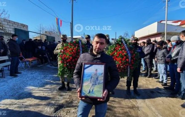 Daha bir şəhidimiz dəfn edildi - FOTO