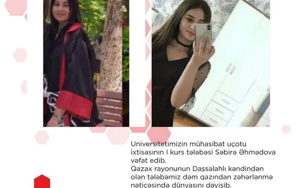 Dəm qazından boğularaq ölən Səbirənin FOTOları