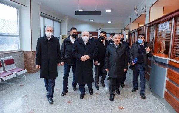 Cavad Zərif Naxçıvanda "Qala" məscid kompleksində olub - FOTO