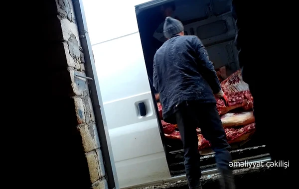 Задержан "Ат Эльчин" за попытку реализации 10 тонн мяса неизвестного происхождения - ВИДЕО