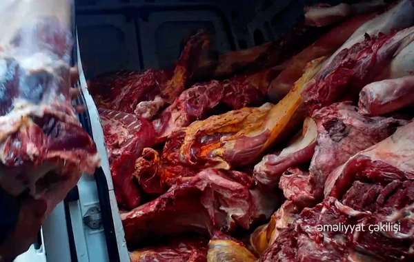 Задержан "Ат Эльчин" за попытку реализации 10 тонн мяса неизвестного происхождения - ВИДЕО