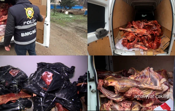 Задержан "Ат Эльчин" за попытку реализации 10 тонн мяса неизвестного происхождения - ВИДЕО