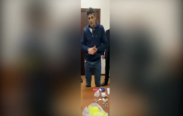Bakıda narkotik satan şəxs saxlanılıb - VİDEO