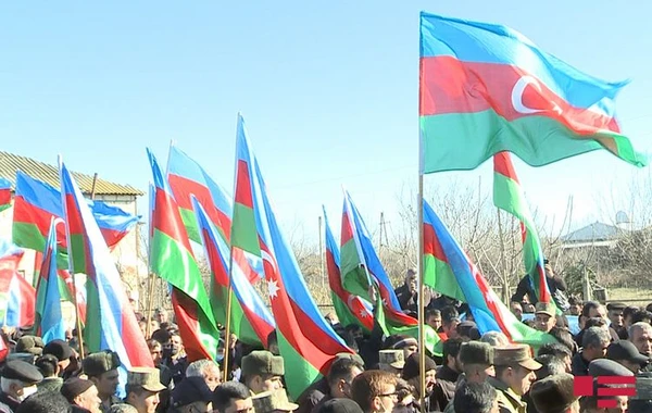 Şəhid Ələkbər Ələkbərli Tərtərdə dəfn edilib - FOTO