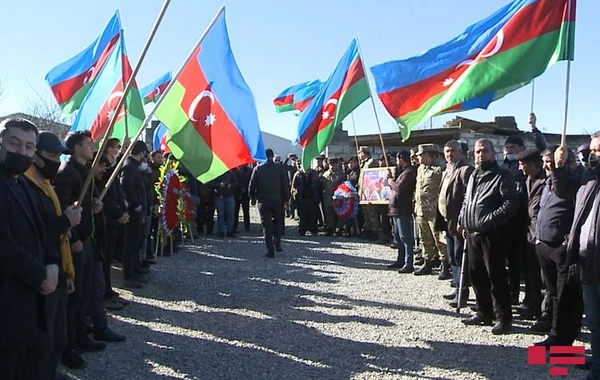 Şəhid Ələkbər Ələkbərli Tərtərdə dəfn edilib - FOTO