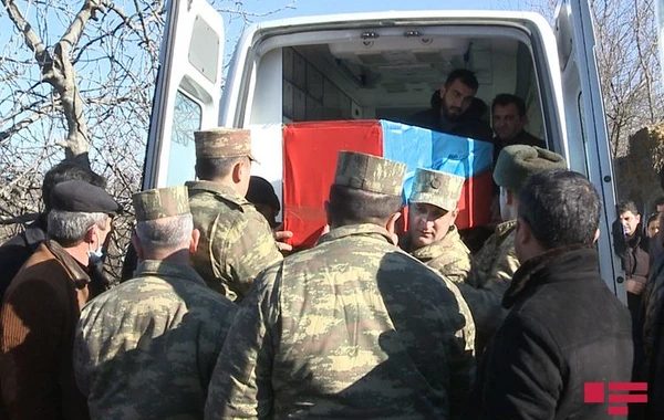 Şəhid Ələkbər Ələkbərli Tərtərdə dəfn edilib - FOTO